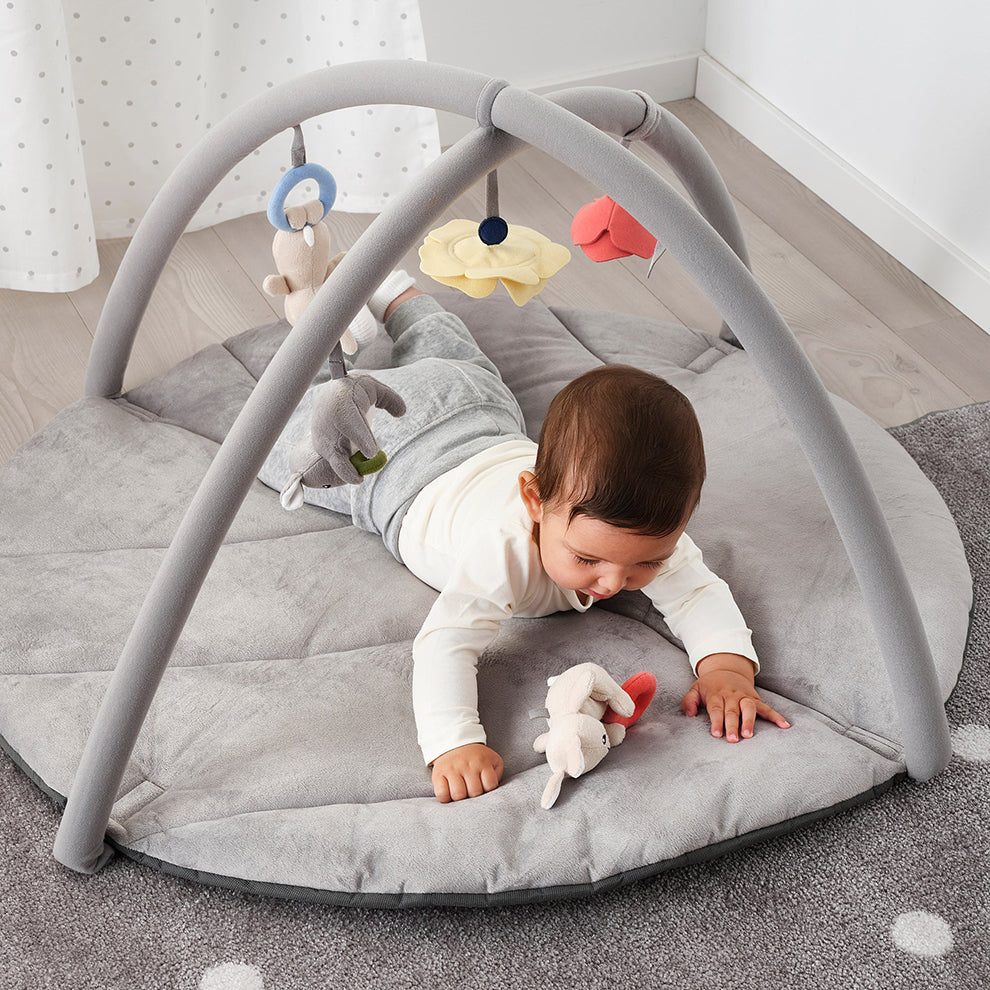 Grey baby online play mat